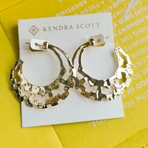 Kendra Scott Shiva Hoop Earrings - Gold